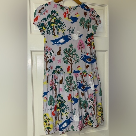 Mini Boden Woodland Animal Dress Size 11-12Y (152cm) - Picture 2 of 8